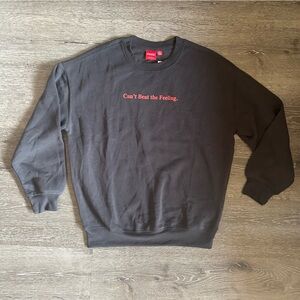 NWT XXS Coca Cola Dark Grey Polar Bear Crew Neck Sweater Cant Beat The Feeling